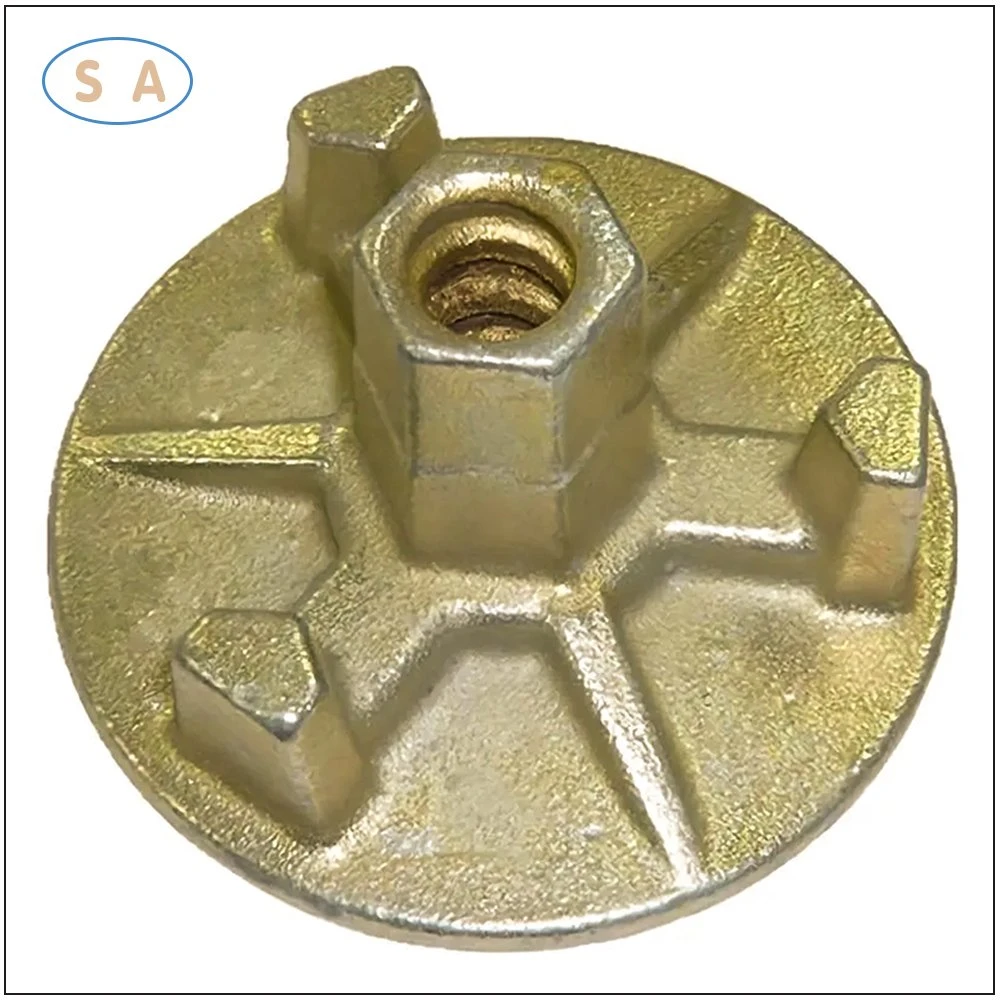 OEM Sand Iron Casting Thread Round Butterfly Tie Rod Wing Nut for Scaffolding Construction Concrete Formwork Accessories