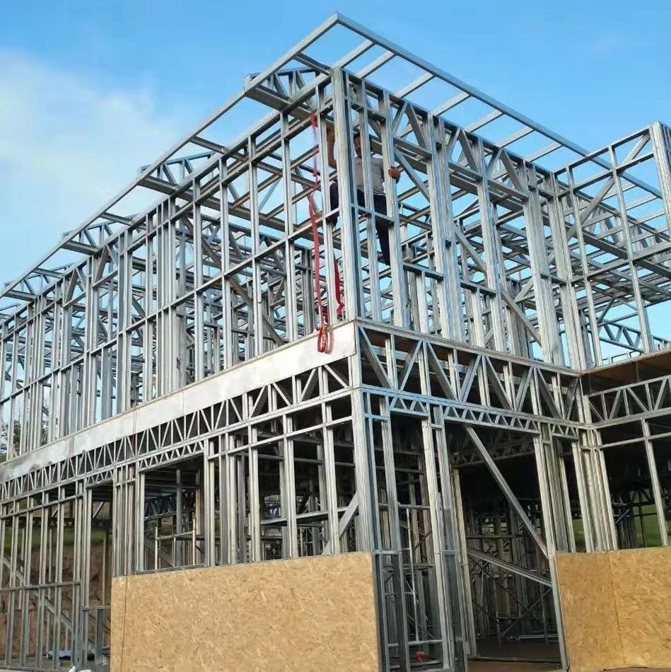 Fábrica de fácil montaje estructura de acero almacén al por mayor establo prefabricado
