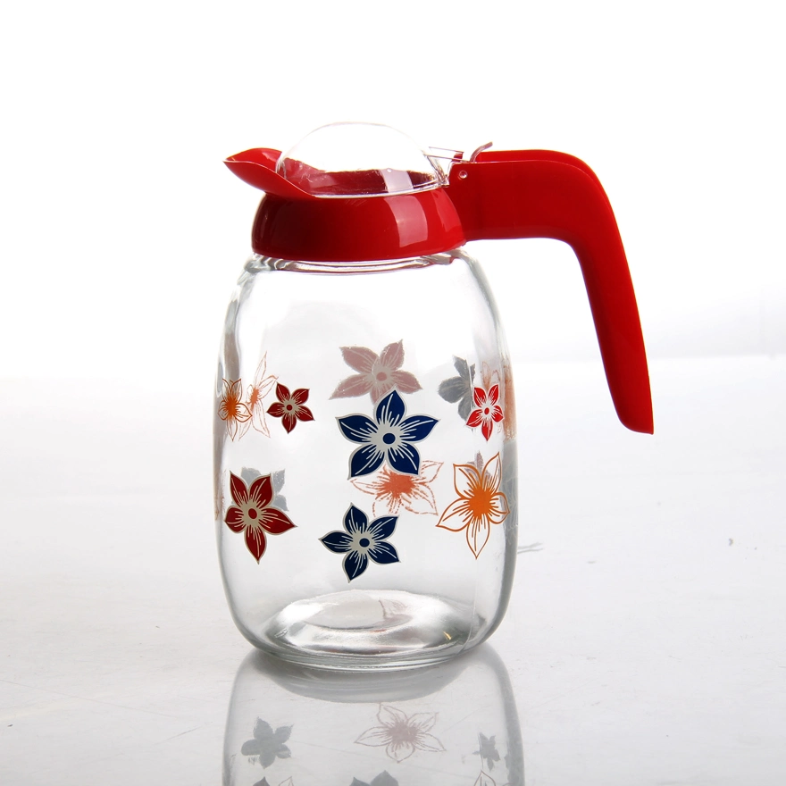 Heißwasser hitzebeständiger Glas Teekanne mit Infuser Glas Wasserkocher Glas Pitcher Teekanne Glas 1600ml