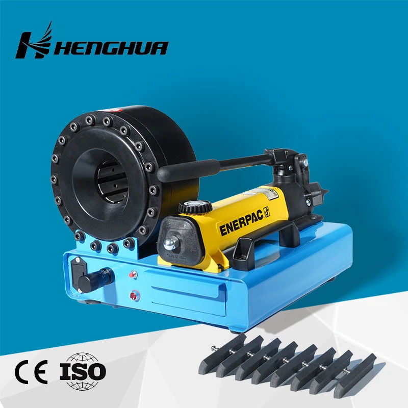 Customers Fully Satisfied Industrial Hose 12V 24V Manual Copper Pipe Hydraulic Hose Crimper Tool 2 Manual Brake Hose Crimping Manufacturing Making Clamp Machine