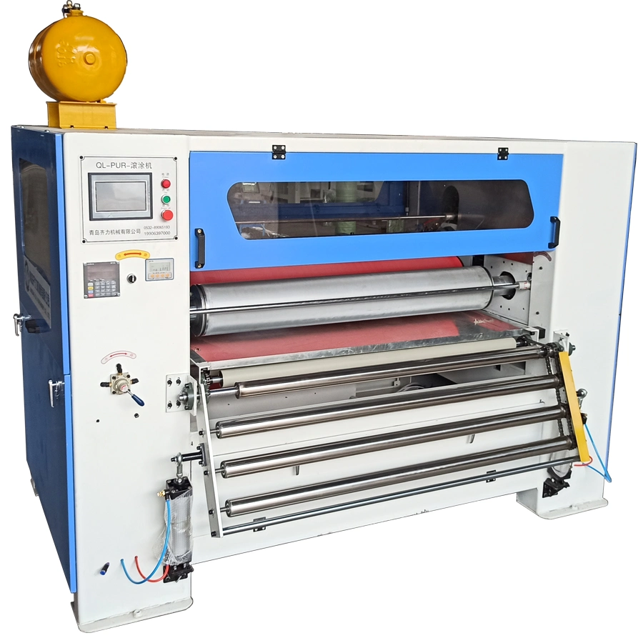 Horizontal PVC MDF PUR Wood Lamination Machine Favorable Price PVC PUR Laminating Line Door MDF Panel Laminate Machine