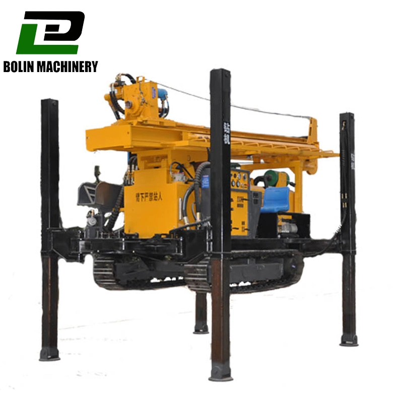 350 Meter Depth Factory Price Crawler Water Well Mine Drilling Rig with Fast Drilling Speed