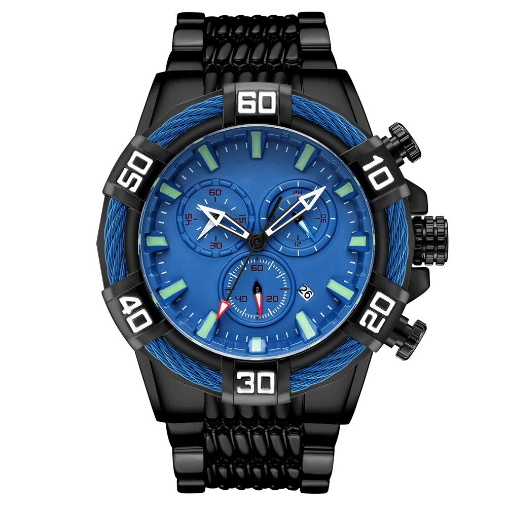 Hot Fashion Sports Analog Big Size Young Men Watch