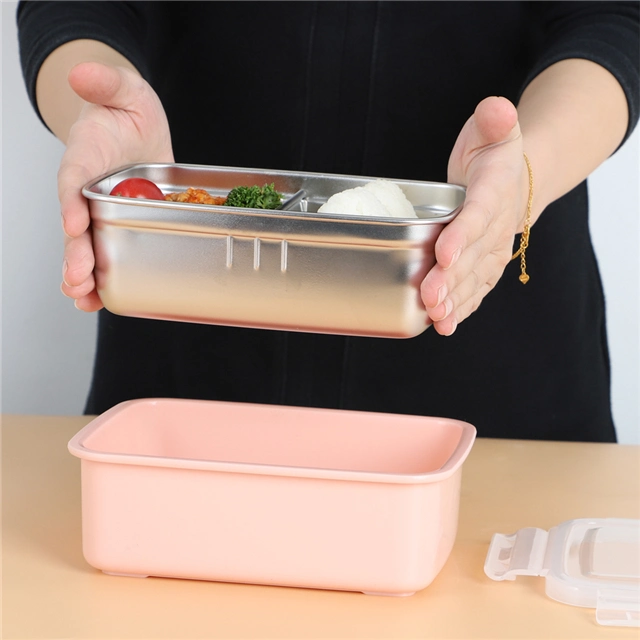 Microwave Square Non-Disposable Lunch Takeaway PP Plastic Food Box with Lid