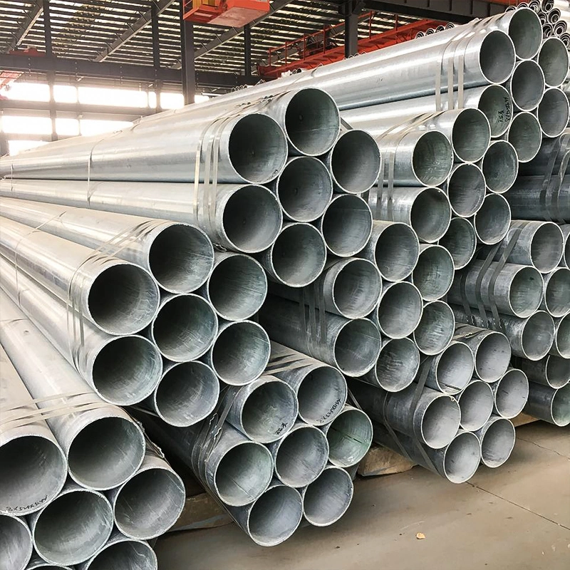 Galvanized Steel Pipe Scaffolding Round Hot Dipped Gi Galvan Steel Pipe for Building ASTM Pre Galvanized Steel Pipe