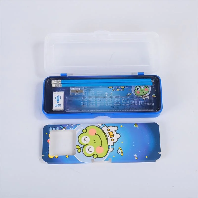 Transparent PVC Multifunctional Primary Stationery Creative Student Pencil Case