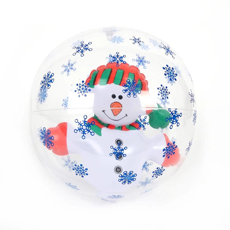Рождественские сувениры сторона подает снежную бабу Бич шарик Рождество надувной мяч