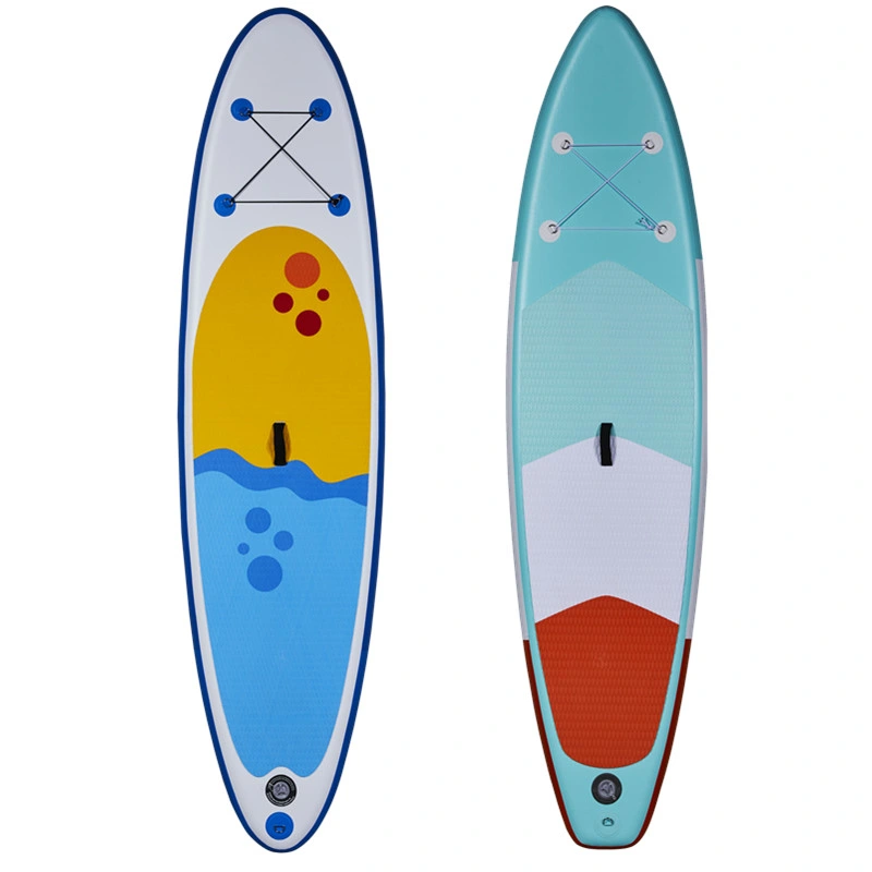 Customs Logo High Quality Drop Stitch PVC Stand up Inflatable Sup Paddle Board for Surfing and Yoga Outdoor Water Sports Product Inflatable Boat