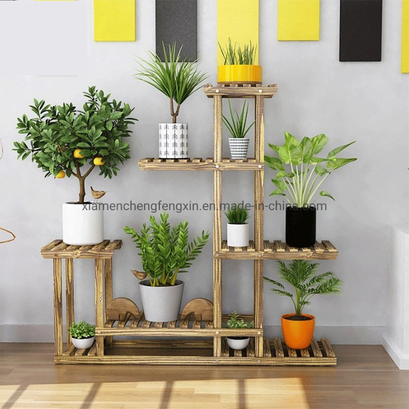 Bamboo Garden Decoration гостиная Цветочная полка, стойки для растений стойки для витражей