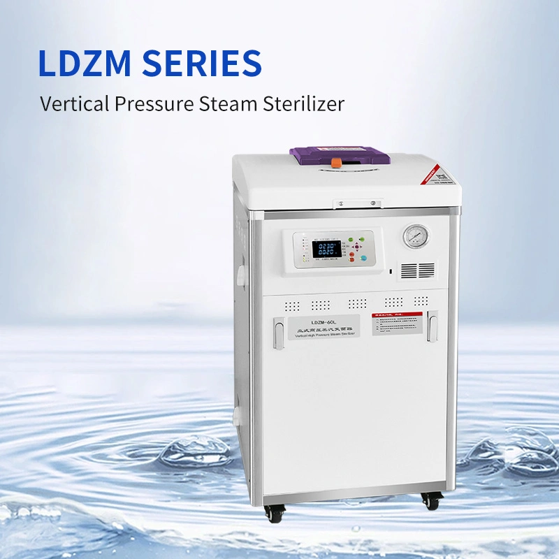High quality/High cost performance  Mushroom Food Autoclave Steam Pressure Vertical Sterilizer 50L 75L 100L 150L Price