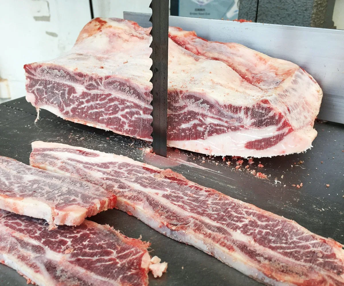 A carne com osso e a serra de fita Sor Blade de carne e osso carniceiro de corte de serra de fita Banda da lâmina de serra 16mm / 19mm