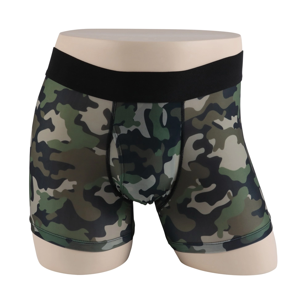 Ropa barata de camuflaje 95% Algodón Briefs calzoncillos de desgaste interior plus de impresión tamaño de los hombres la ropa interior