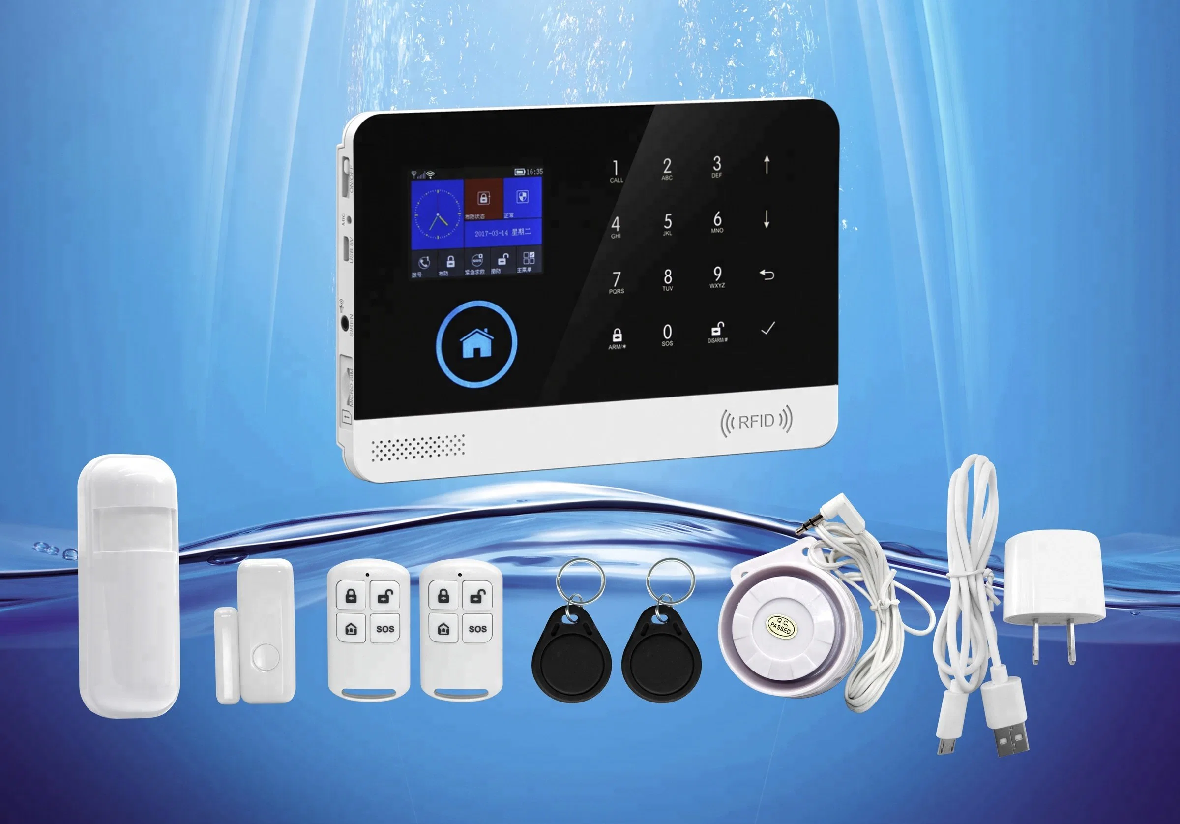 315MHz/433MHz Wireless GSM Smart Home Anti-Theft Security Alarm System