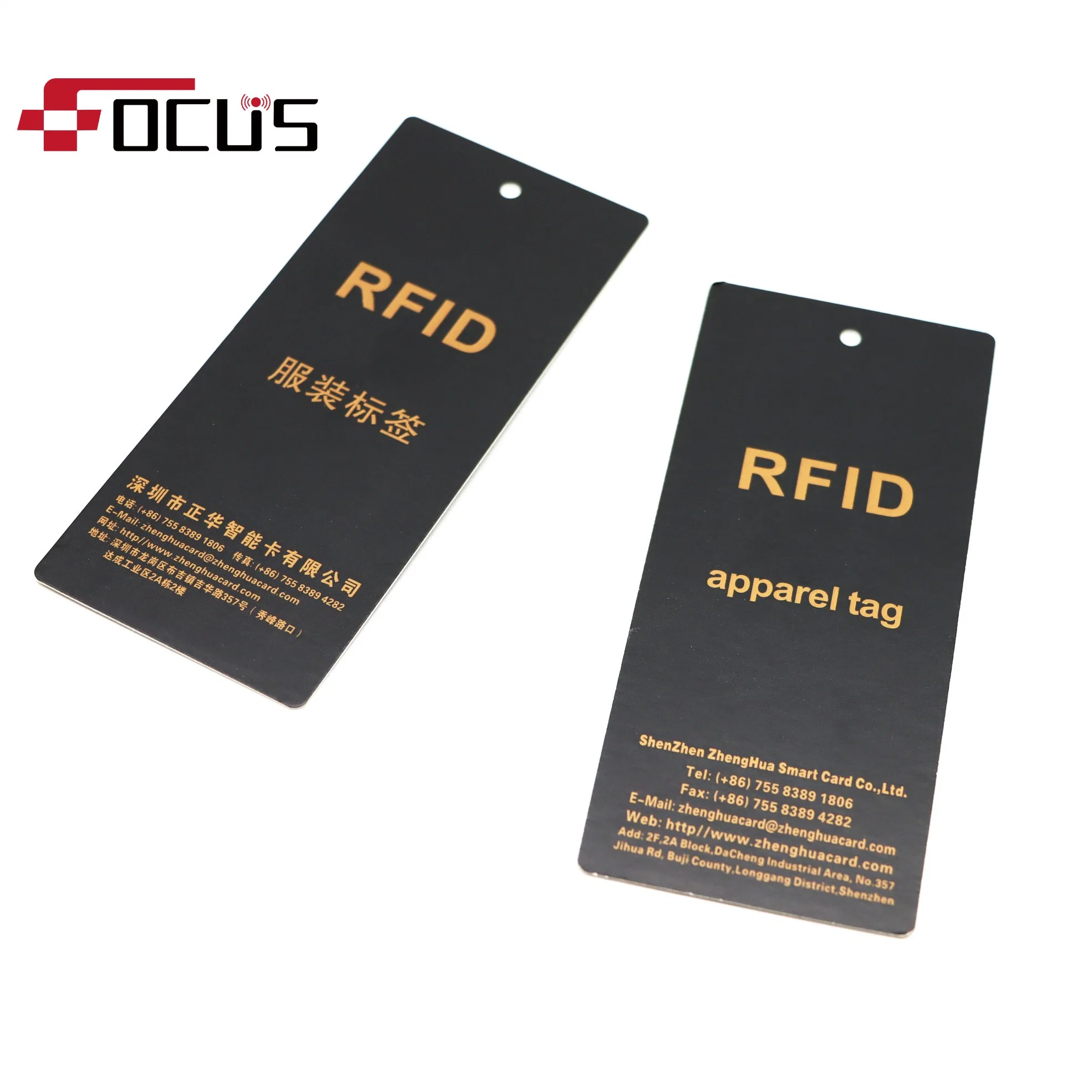 RFID Garment Ratail Unique Anti-Fake Code Printing Hang Tag