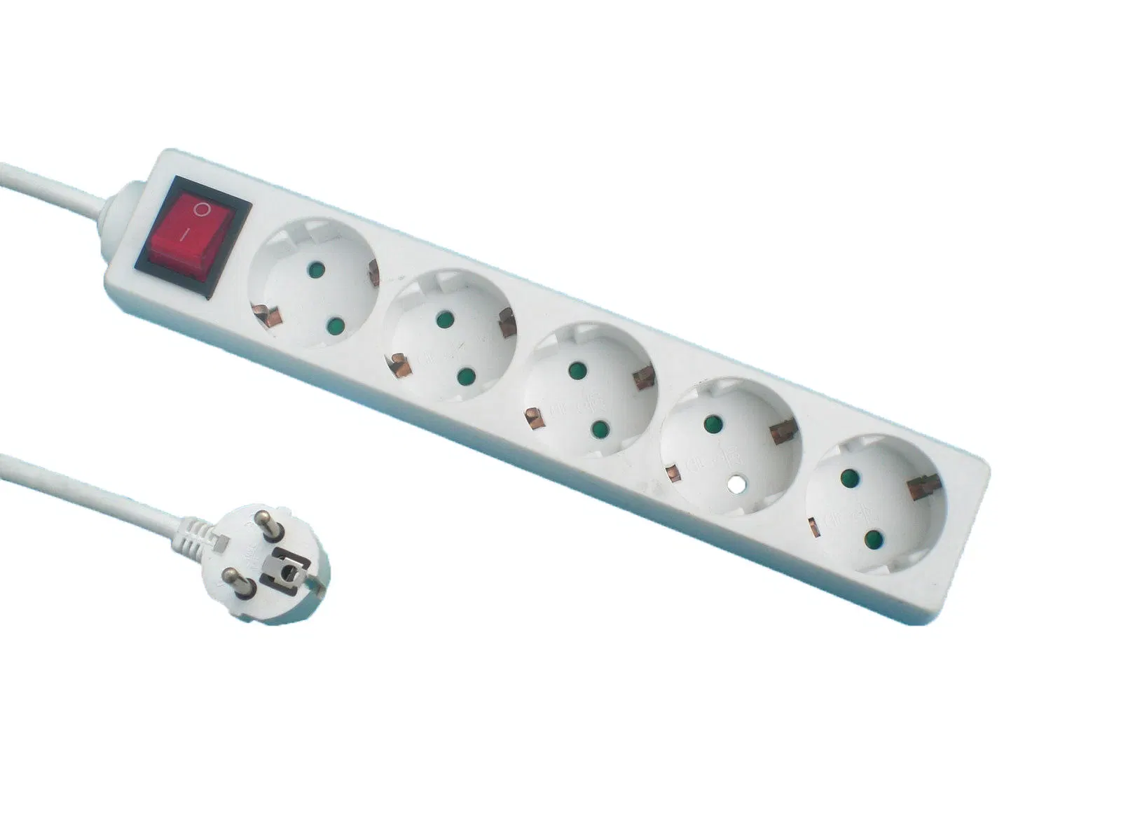 Factory Manufacturers European Power Strip Extension Socket 8 Outlet EU Power Strip Without Switch