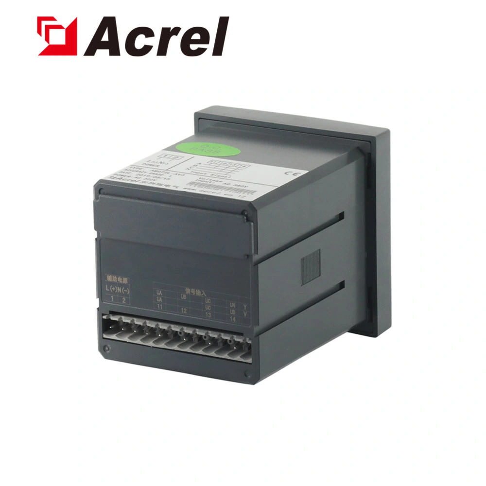 Acrel LCD programable CA trifásicos Voltímetro AMC72L-AV3