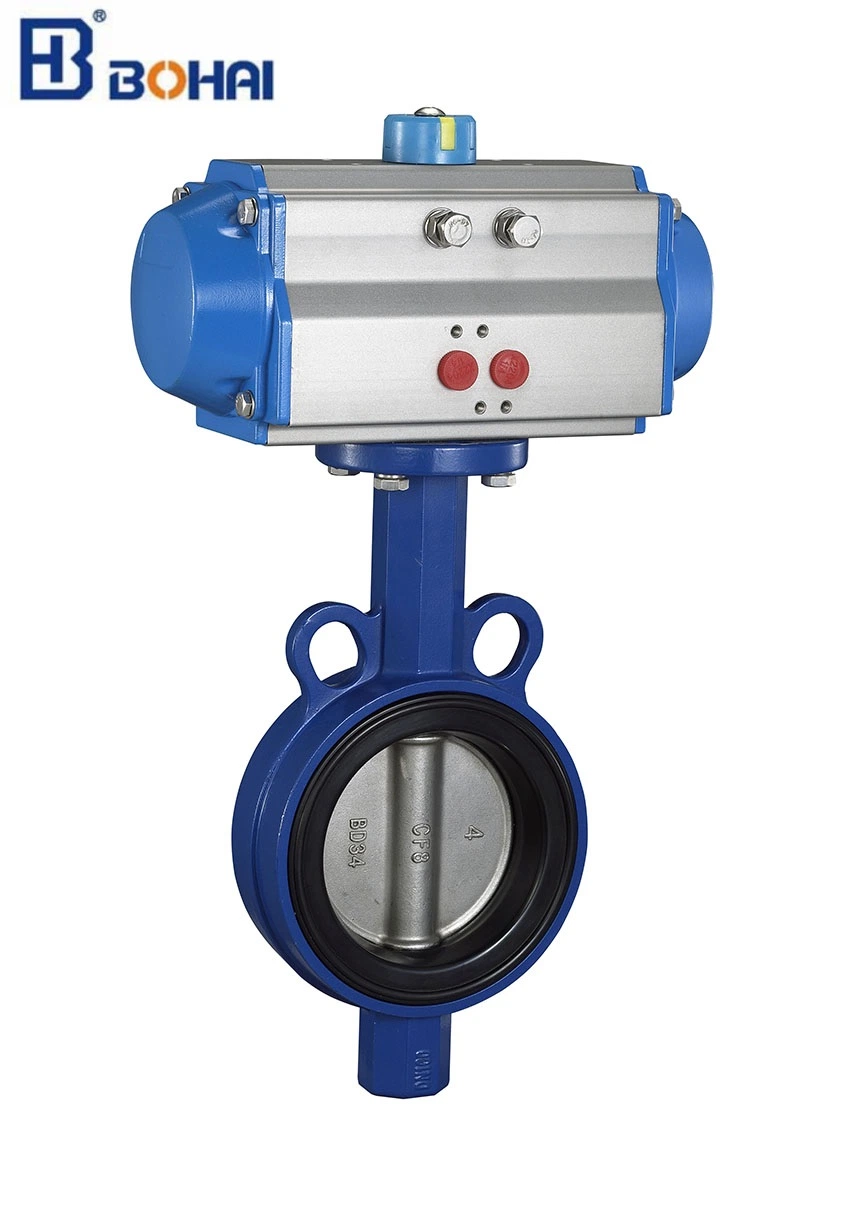 High Standard Pneumatic Flange/Wafer Butterfly Valve with Free Samples