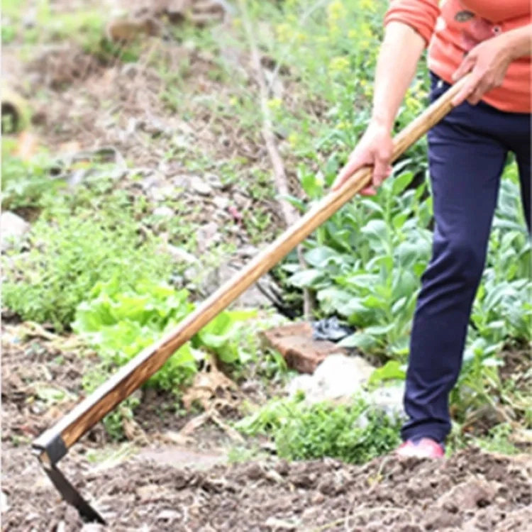 360mm ferme poignée de bois retour bineuse rotative Outils de jardin