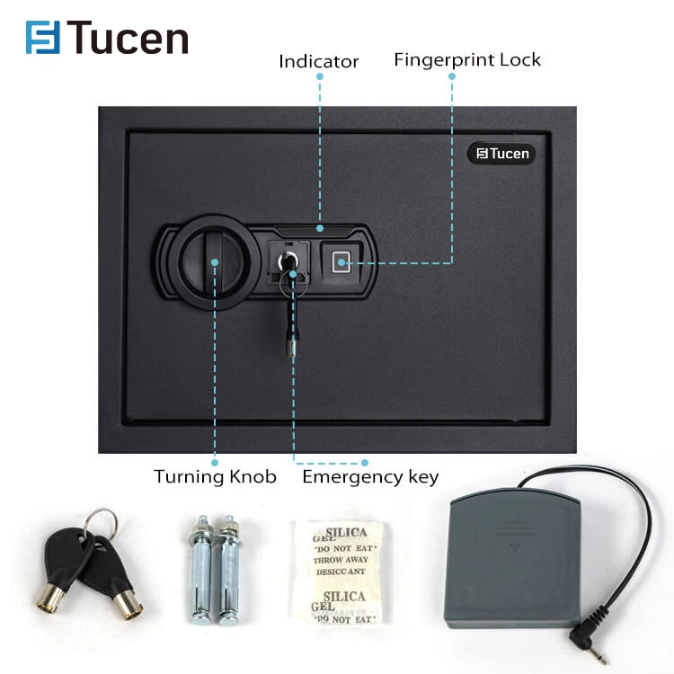 Tucen Quick Access Fingerprint Safe Box Security Box