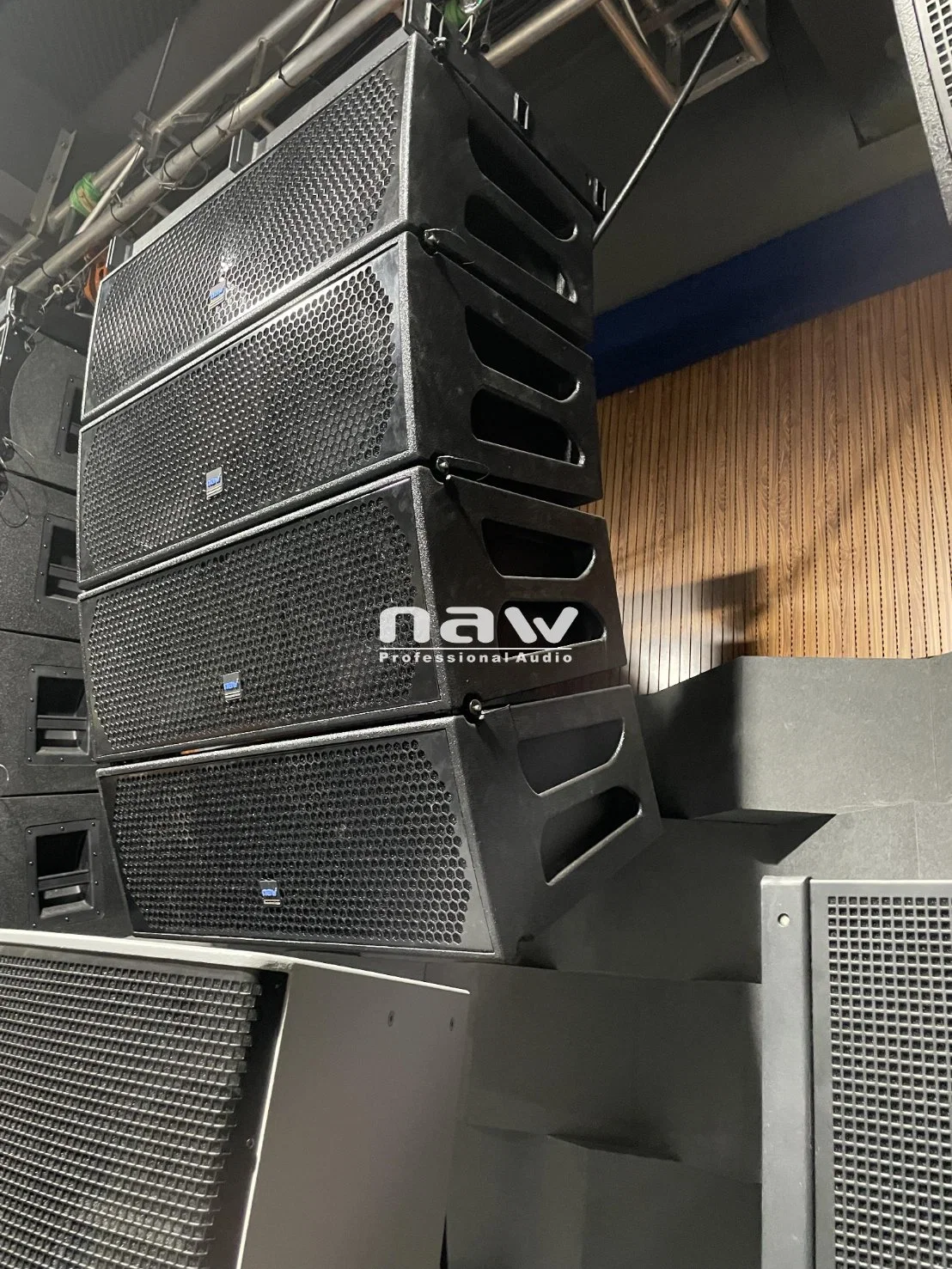 Professional 12 Inch Double Inch Outdoor Concert Hanging Speaker Line Array System Naw Audio