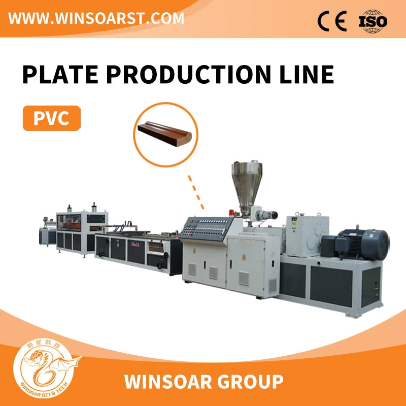 Recycling PVC Foaming Cupboard/Advertisement Board/ Ideal Substitute for Wood Anti-Flame Plastic Machine/Extruder Machine