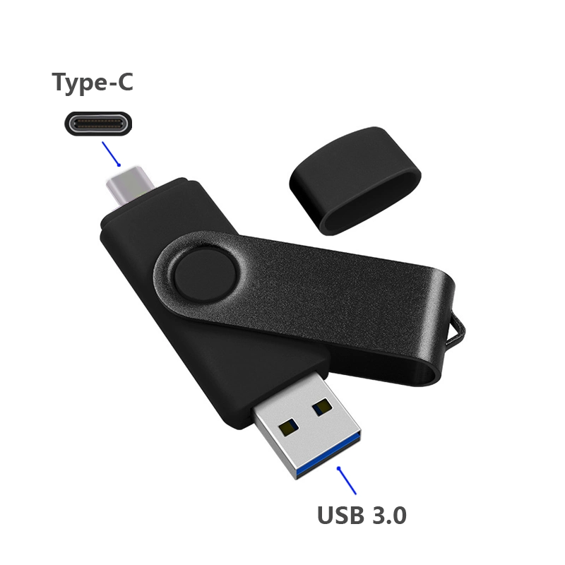 OTG Pen Drive 2 dans 1 lecteur Flash USB 2.0 3.0 Commerce de gros Memory Stick™ de type C