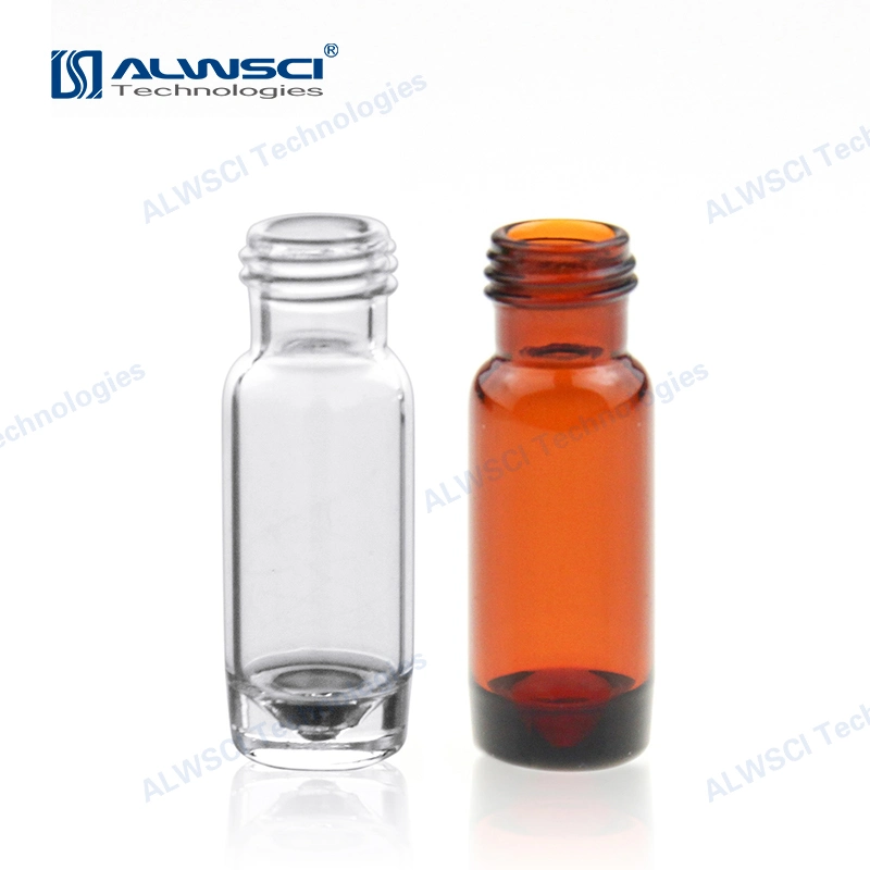 Alwsci 1,5 ml ND9 Flacon de récupération de la vis de haut Flacon en verre clair