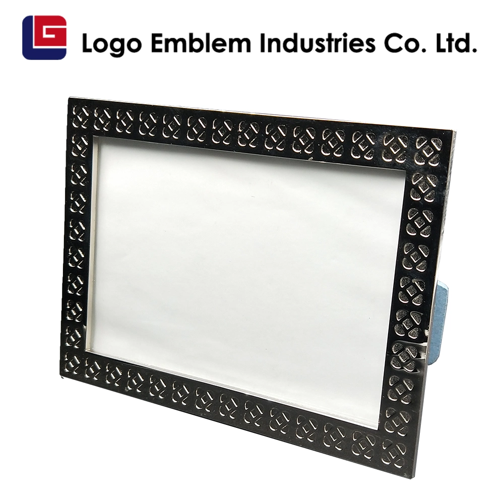 شعار زخرفة المنزل المعدني شعار Emblem أو OEM 1PC / 1 إطار صور Polybag