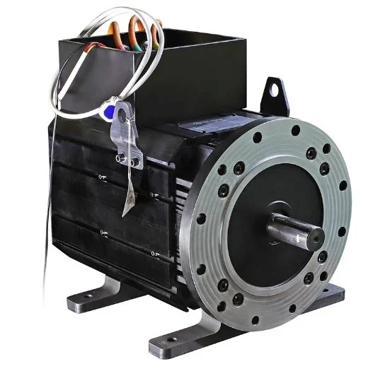 132kw 160kw 7000rpm Synchronous High Speed Permanent Magnetic Motor Air Cooling