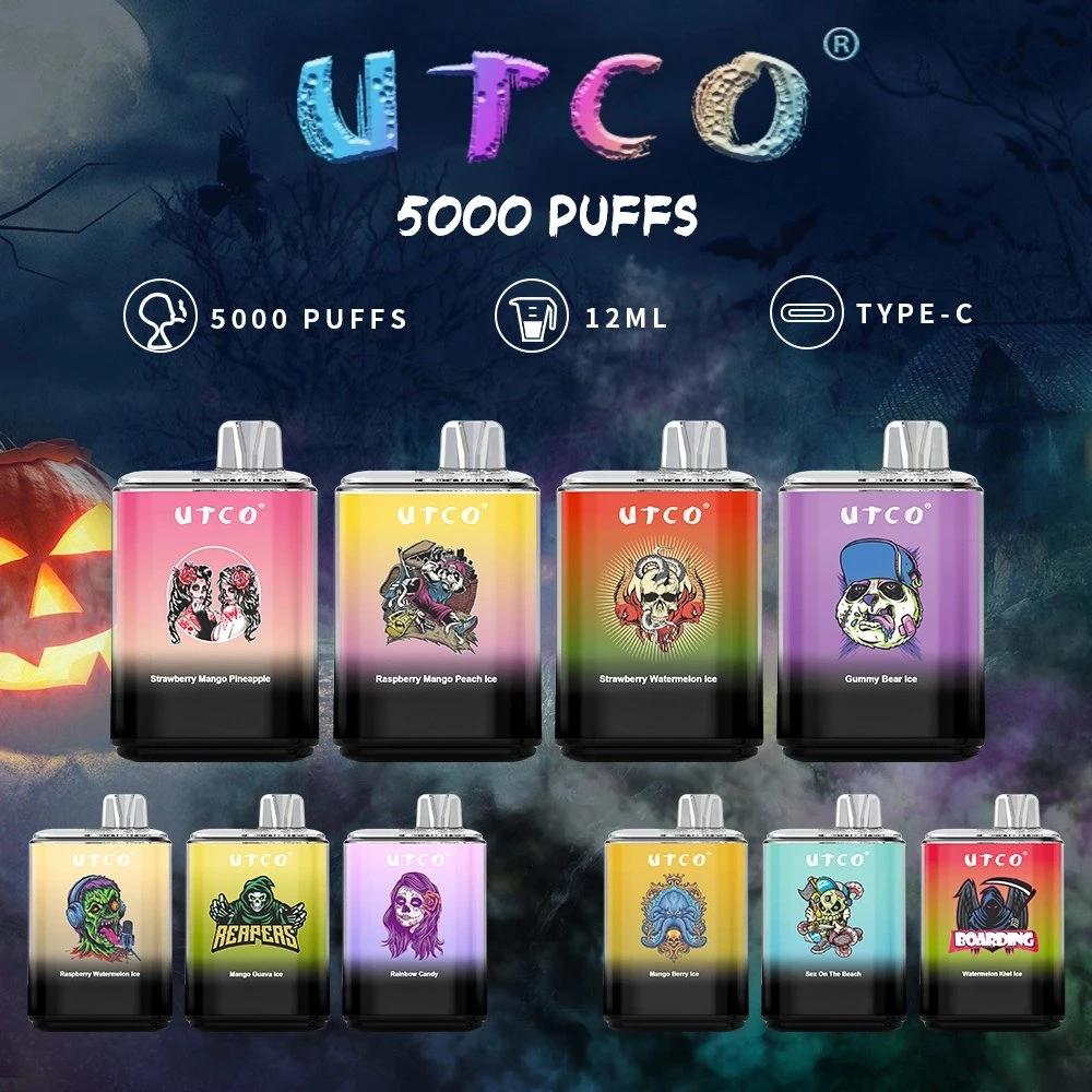 Utco Halloween 6000 Disposablle Portable de bouffée de Elf Vape E- Cig Bar