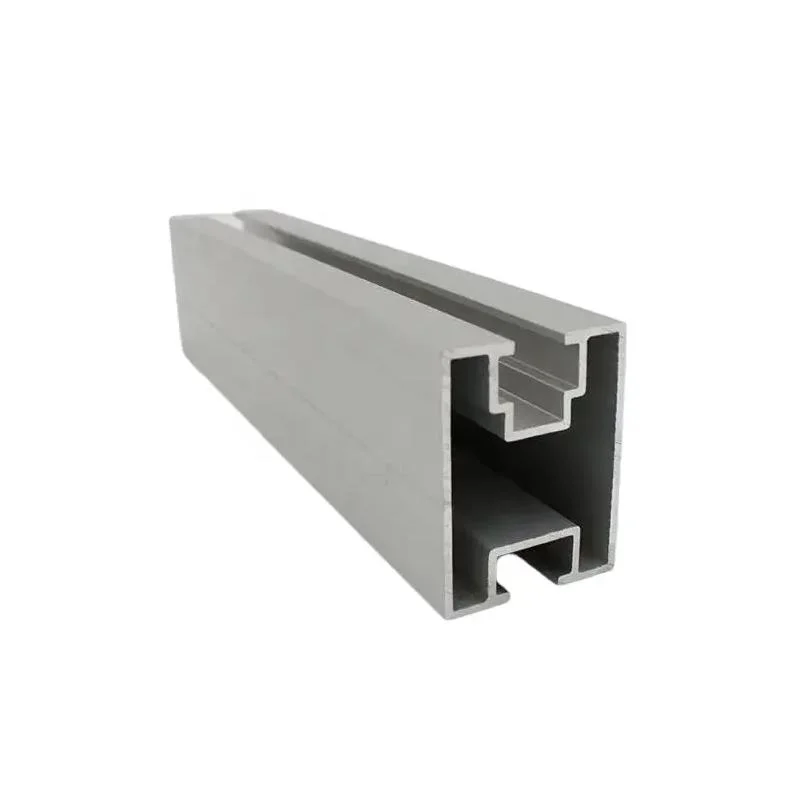 PVDF Construction Building Extruded Al6063 T5 Aluminium Profile