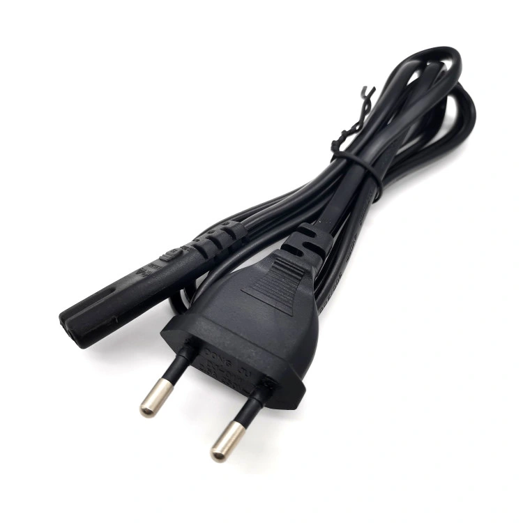 High quality/High cost performance  European 2 Pin Power Cord Computer EU Power Cable