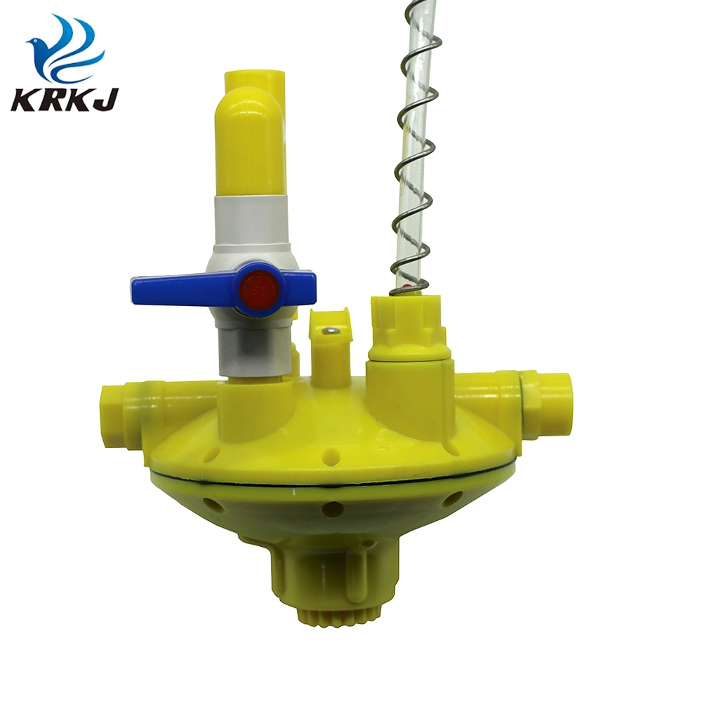 Poultry Automatic Drinking Water System Chicken Plastic Water Pressure Regulator