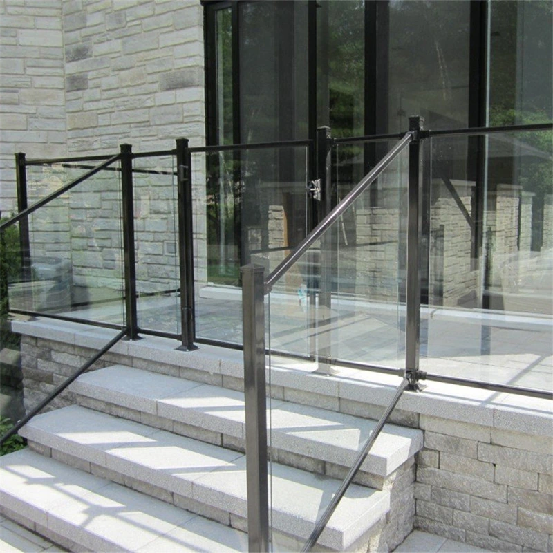 Factory Manufacture Handrail Frameless Glass Parapet /Balcony Frameless Glass Parapet /Stair Frameless Glass Parapet, Security Frameless Glass Parapet