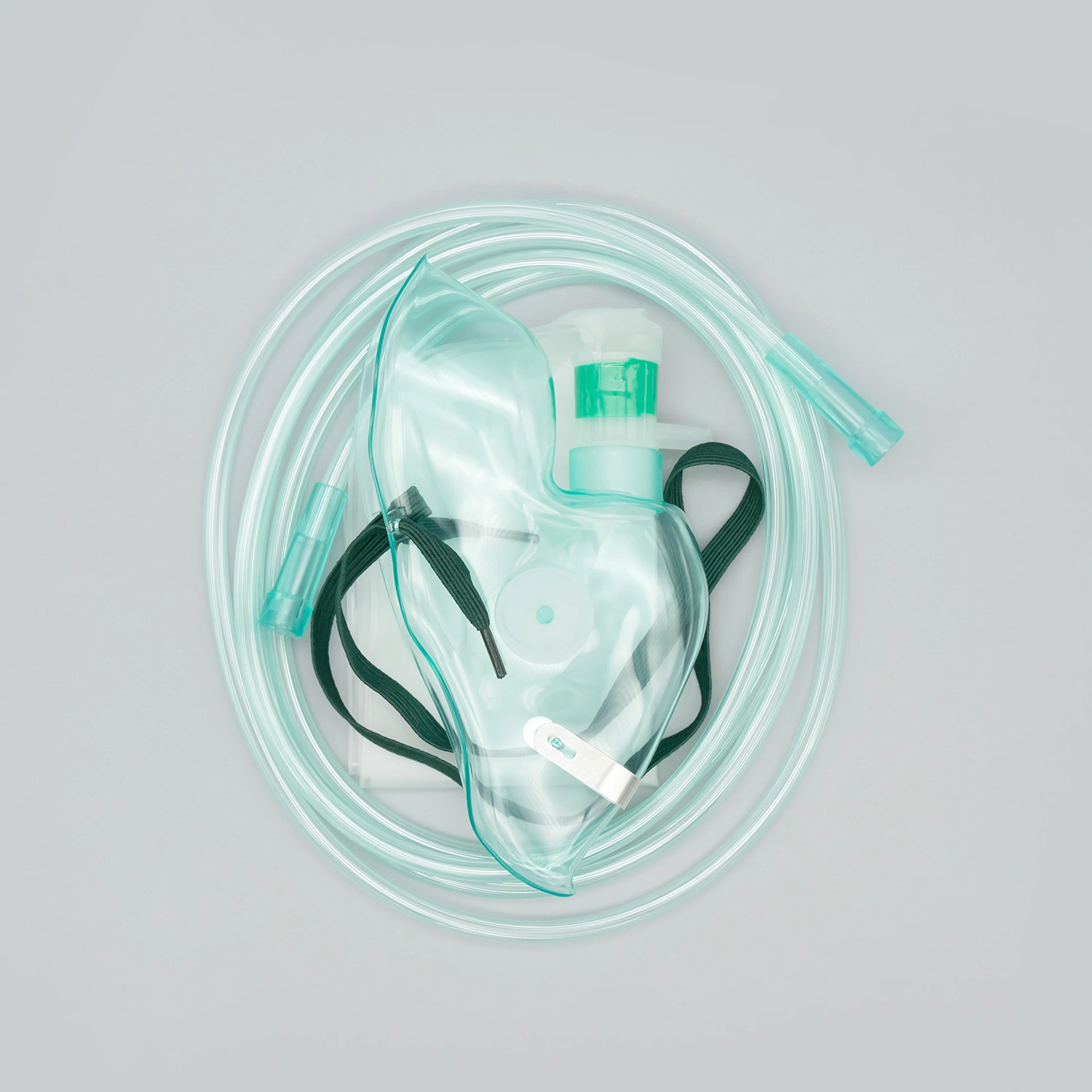 Vert clair, transparent adulte, enfant, nourrisson tubes endotrachéaux masque d'oxygène médical