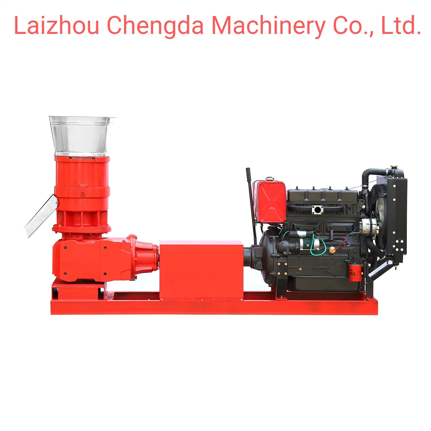 Diesel Wood Pellet Machine /22HP 230mm Wood Pelletizer Making Machine