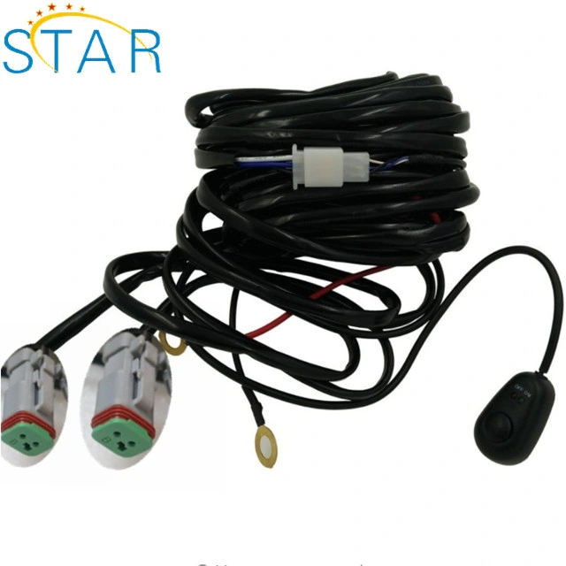 Top Quality of Electrical Auto Car H4 Fog Lamp Light 10090W Wiring Controller Kit with Relay Socket