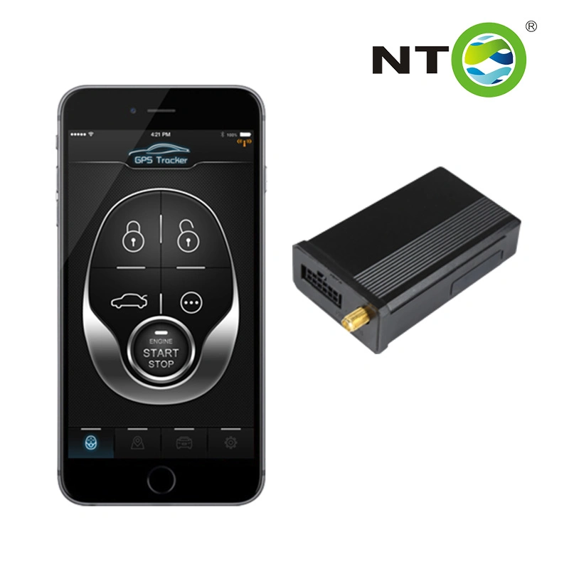 Nto DC12V Car GSM GPS Tracker with Remote Controls APP Location for Car Alarm System