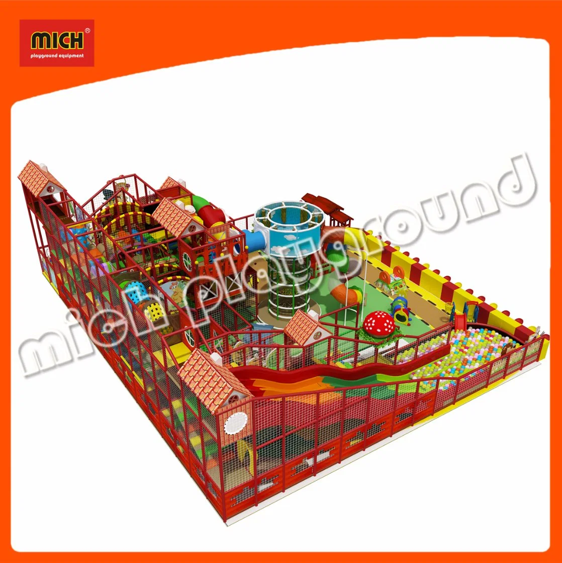 Farm Themed Red Color Indoor Playground