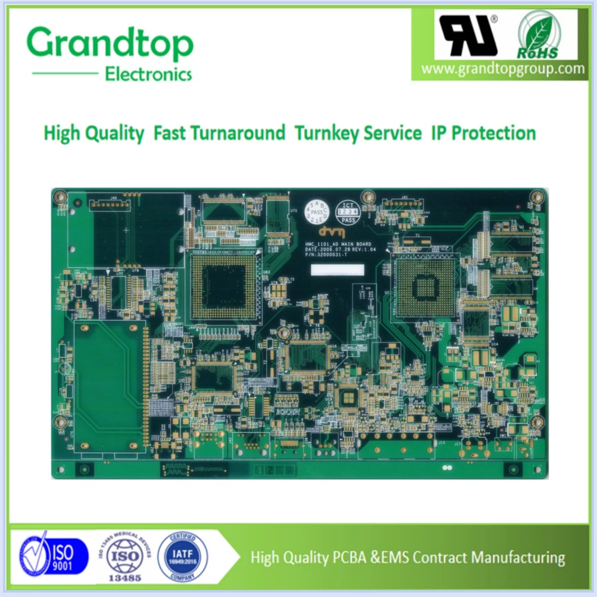 One-Stop Turnkey Fr-4 Prototype PCB Board Design for Sorting Machine