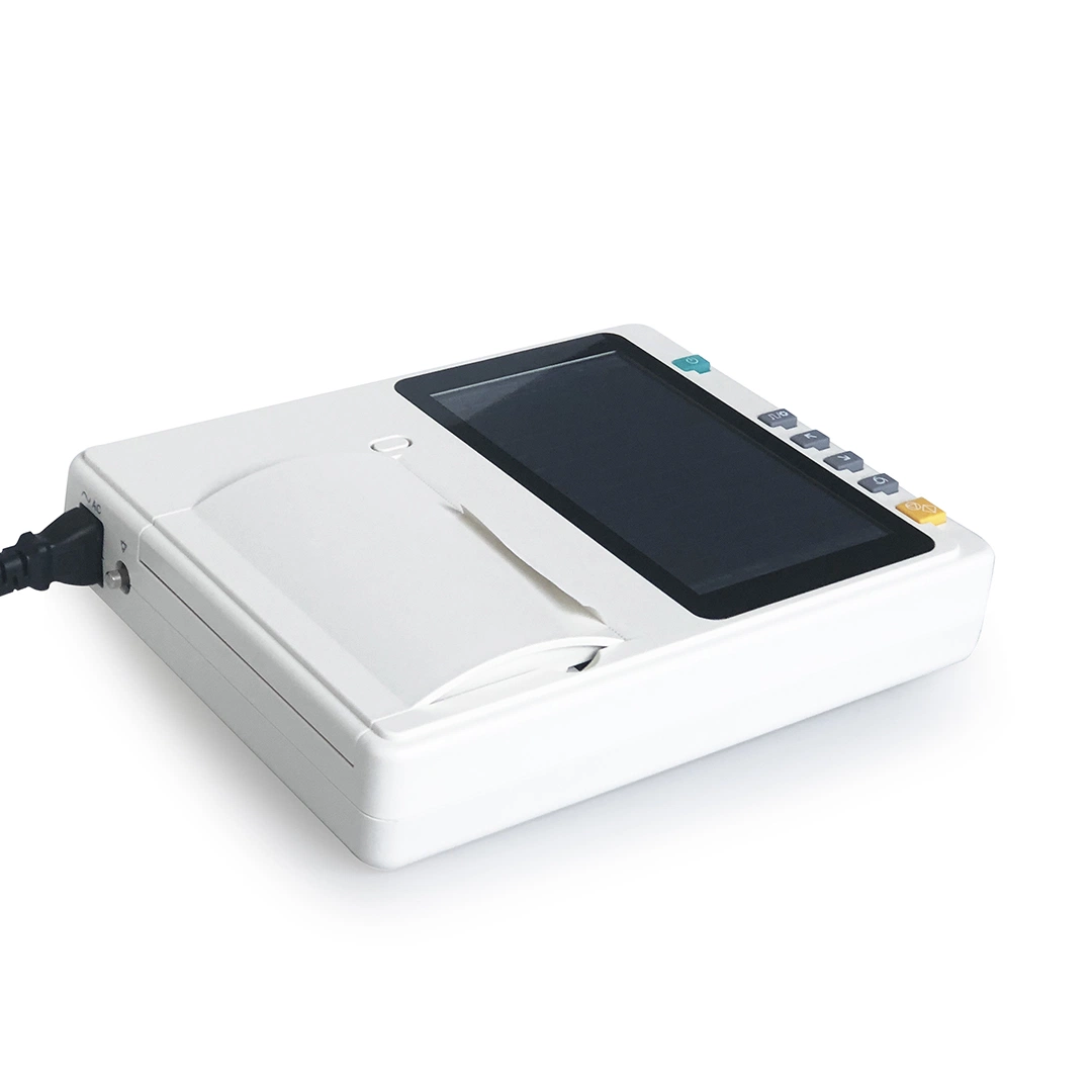 CE Approved Digital 12 Channel Excellent Quality ECG Machine with LCD Display for Medical Equipment