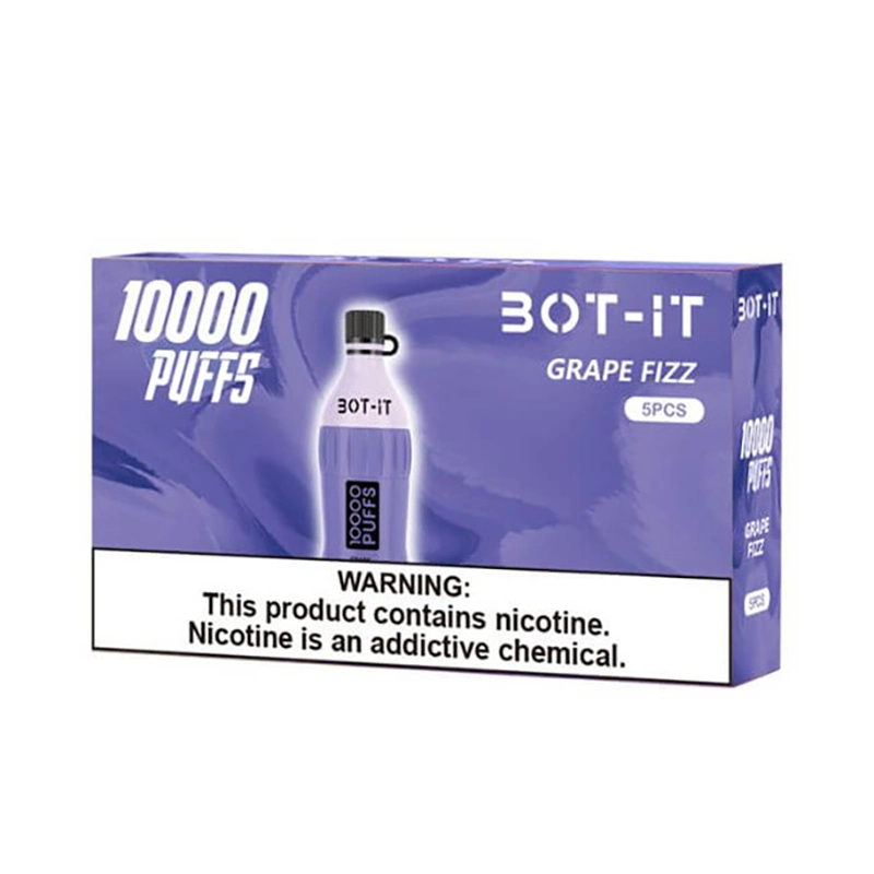 Bot It 10000 Puffs OEM ODM UK 20ml Shiny Whoop 1500mAh Battery Pod Disposable/Chargeable Vape