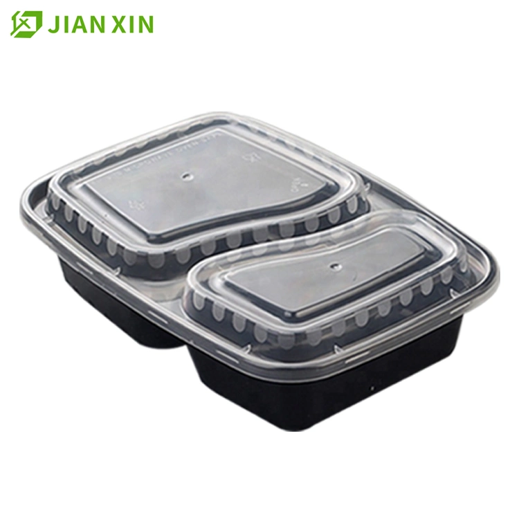 Eco-Friendly Biodegradable Takeaway Disposable Plastic Meal Prep Food Container with Lids