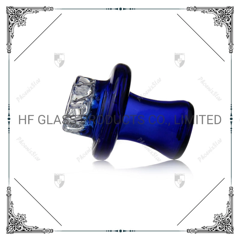 New Design Colorful Glass Smoking Accessories for Bangers Helix Function Caps