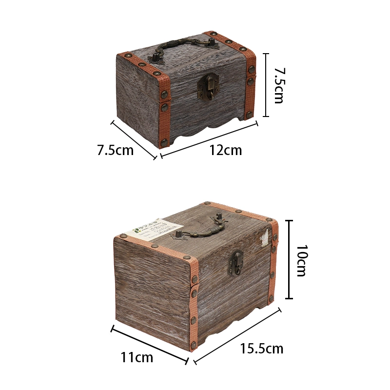 Jewelry Box European Solid Wood Jewelry Box Vintage Princess Earrings Jewelry Box Gift