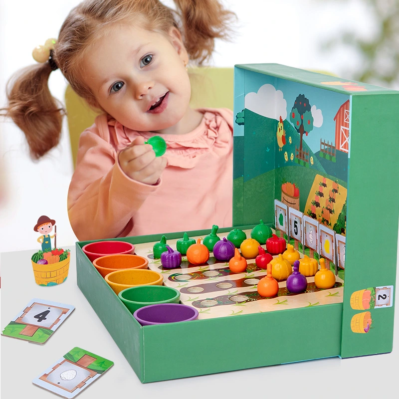 Simulation Farm Fruit and Vegetable Plantation for Children&prime; S Color Cognition Toys