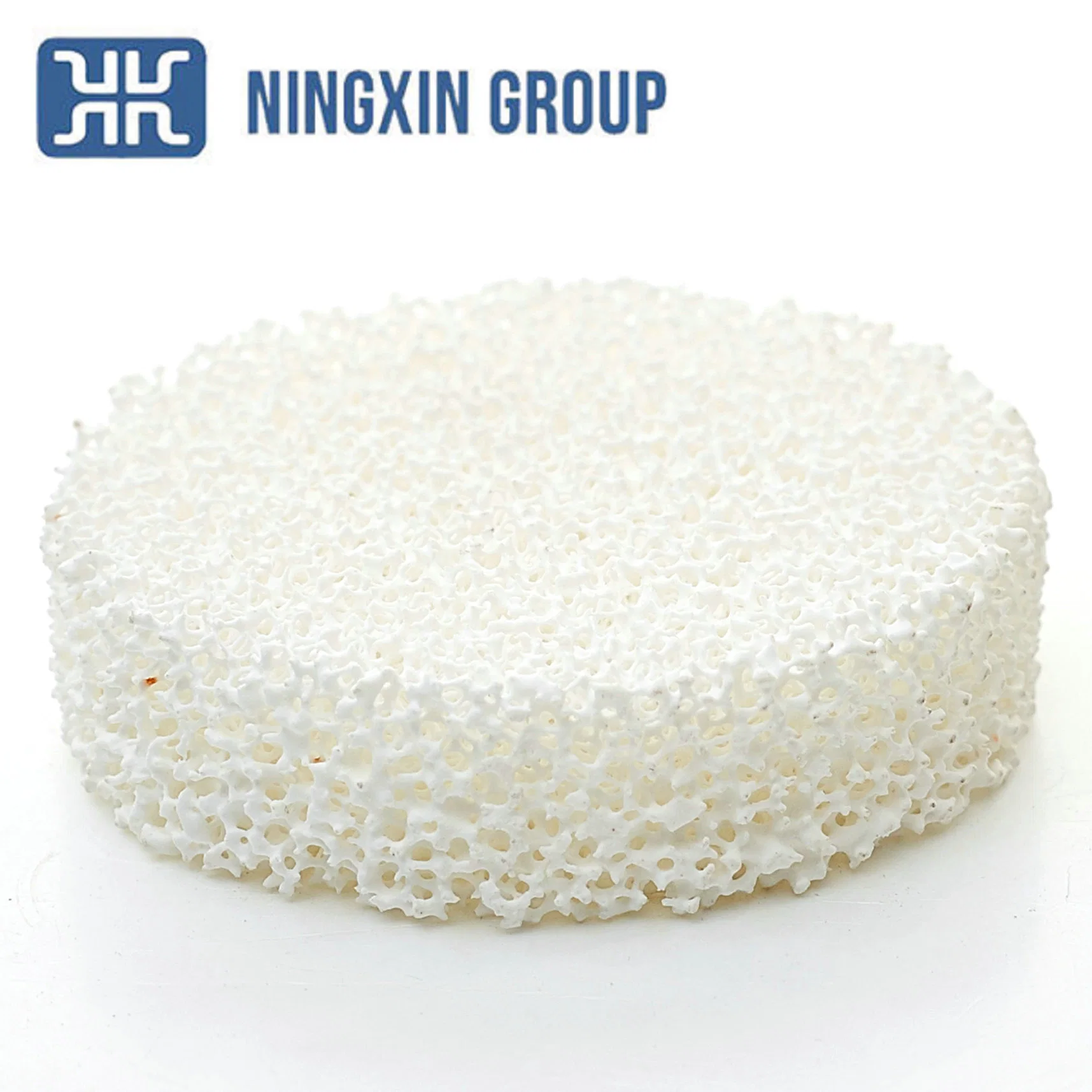 Ningxin mejor Precio Alumina Ceramic Foam Filter for Molten Metal Filtración 10-30ppi grosor 13mm-30mm