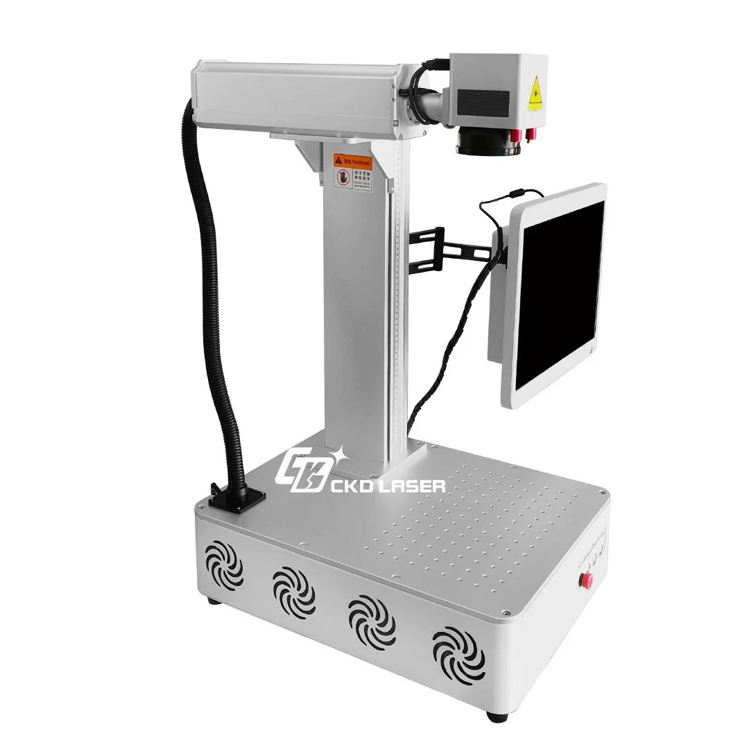 Fiber Laser Scribing Machine for Metal Cup Rotary Engraving