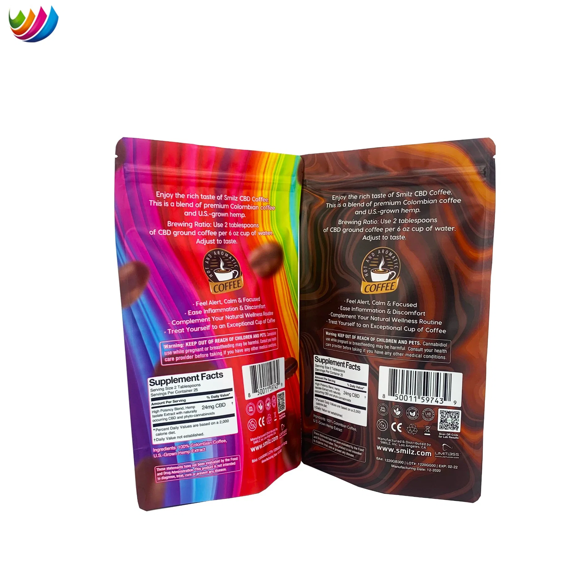 Custom Coffee Bag Food Foil Bag Air Valve Bag Packing