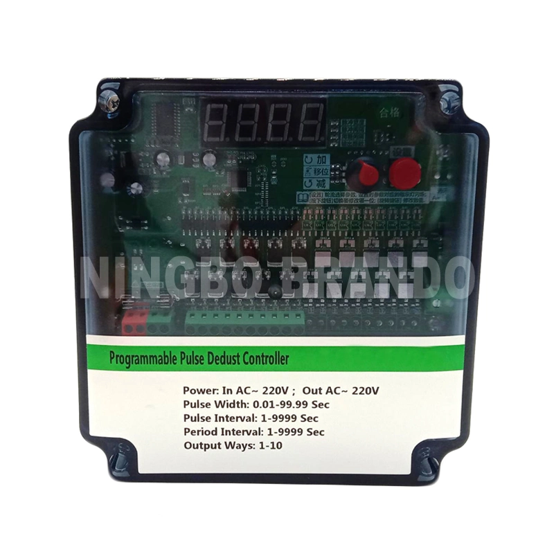 10 Channel 24V 110V 220V Dust Collector Pulse Jet Valve Timer Board Sequence Controller For Baghouse Bag Filter Dust Removal